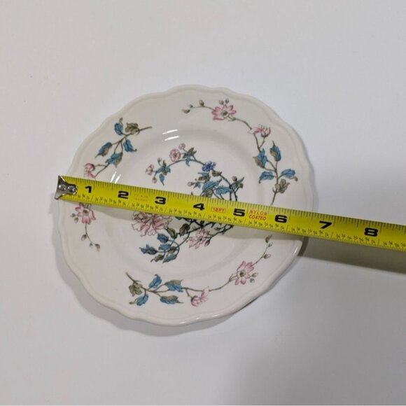Syracuse China Summerdale Bread Plate Floral Vintage Ceramic Scalloped Edge USA - Picture 2 of 7